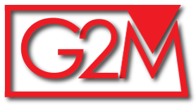 Le logo de la société G2M